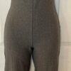 GK ICE SKATE DANCE ADULT SMALL SLVLS TURTLENECK VELVET COT/SPANDEX UNITARD Sz AS
