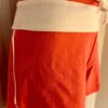 GK SOFFE "GYMNASTICS" ADULT MEDIUM ORANGE WHITE TIE COTTON/SPANDEX SHORTS SZ M - Image 4