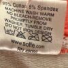 GK SOFFE "GYMNASTICS" ADULT MEDIUM ORANGE WHITE TIE COTTON/SPANDEX SHORTS SZ M - Image 10