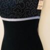 GK BIKETARD DANCE ADULT SMALL BLACK FOIL BEAD NYLON COTTON GYM FITNESS TANK AS - Image 4