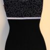 GK BIKETARD DANCE ADULT SMALL BLACK FOIL BEAD NYLON COTTON GYM FITNESS TANK AS - Image 6
