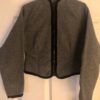 GK FITTED ICE SKATE JACKET CHILD LARGE GRAY FLEECE VELVET TRIM ZIP Sz CL NWT! - Image 5