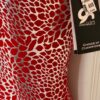 GK RED BOA ADULT X-SMALL FOIL POLY/SPAN PRINT TANK GYMNASTIC DANCE LEOTARD AXS - Image 5