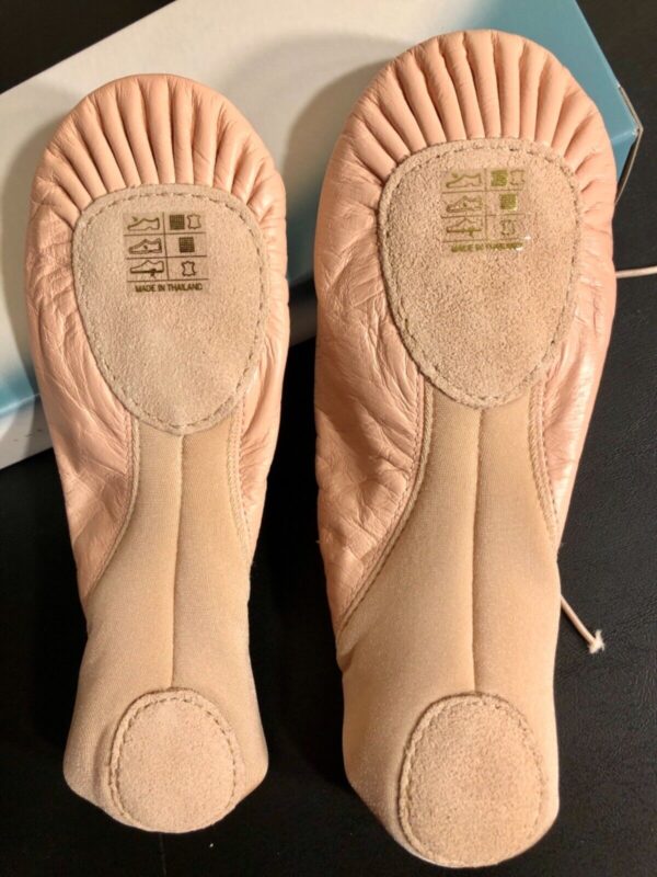 LEO'S BALLET SHOES ADULT SIZE 6.5 LEATHER STRETCH SPLIT SOLE Sz 6.5 LS2006L NEW! - Image 4