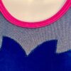 GK LgS OCEAN VELVET GLITTER MESH ADULT SMALL GYMNAST DANCE CHEER LEOTARD Sz AS - Image 2