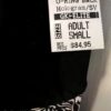 GK ICE FIGURE SKATE ADULT SMALL BLACK WHITE FOIL SWIRL METAL RING HALTER DRESS S - Image 8