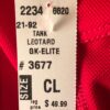 GYMTEK GIRLS BLACK RED TECHMESH GK GYMNASTIC TANK WORKOUT LEOTARD CL - Image 5