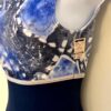 GK DANCE SKATE ADULT SMALL SLVLS CRUSH VELVET PRINT COT/SPAN TANK UNITARD Sz AS - Image 4