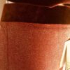 GK DANCE JAZZ LADIES LARGE WINE TWILIGHT FOIL WINE VELVET WAISTBAND PANTS Sz AL - Image 4
