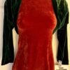 GK ICE SKATE DANCE LADIES MEDIUM EVERGREEN VELVET LONGSLEEVE SHRUG JACKET SZ M
