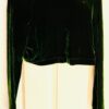 GK ICE SKATE DANCE LADIES MEDIUM EVERGREEN VELVET LONGSLEEVE SHRUG JACKET SZ M - Image 6