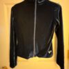 GK WARM UP JACKET LADIES X-SMALL SAPPHIRE VELVET ZIP FRONT GYM DANCE SKATE XS - Image 8