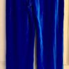 GK BLUE VELVET ADULT X-SMALL GYMNASTICS SKATE WARM-UP CASUAL LOUNGE PANTS SZ XS - Image 2