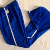 GK ELITE BLUE FLEECE LINED ZIP WARMUP SKATE PANTS ADULT S - Image 2