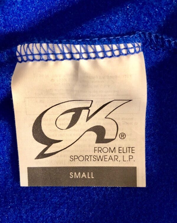 GK ELITE BLUE FLEECE LINED ZIP WARMUP SKATE PANTS ADULT S - Image 4