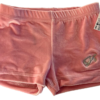 GK PINK VELVET CHILD MEDIUM MICRO MINI DANCE CHEER GYM WORKOUT SHORTS SZ M NWT!