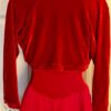 GK ICE SKATE DANCE LADIES LARGE RICH RED VELVET LGSLV SHRUG JACKET SZ L NWT! - Image 4