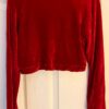 GK ICE SKATE DANCE LADIES LARGE RICH RED VELVET LGSLV SHRUG JACKET SZ L NWT! - Image 7