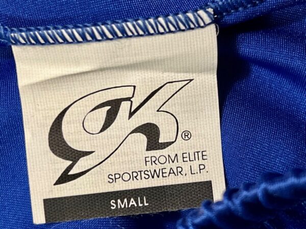 GK COMPETITION SHORTS ADULT SMALL ROYAL N/S GYMNASTICS RUNNING FITNESS AS NWT! - Image 5