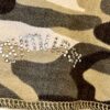 CAMOUFLAGE COTTON ADULT LARGE "GYMNASTS" JEWELED PRINT SHORTS TIE Sz AL NWT! - Image 3