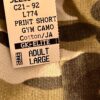 CAMOUFLAGE COTTON ADULT LARGE "GYMNASTS" JEWELED PRINT SHORTS TIE Sz AL NWT! - Image 8