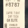 GK Elite Gymnastic Dance Capri Tights Dry Tech Black Child M NWT - Image 7
