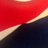 GK ADULT SMALL BLUE VELVET LgSLV RED IRIDESCENT GYMNASTICS DANCE LEOTARD Sz AS - Image 2