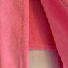GK PINK MATTE CREPE ADULT X-SMALL FOIL SLVLS BLACK VELVT FIGURE SKATE DRESS AXS - Image 4