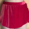 GK ELITE ICE FIGURE SKATE PULL-ON SKIRT ADULT SMALL VELVET BERRY Sz AS NWT!