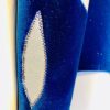 GK ELITE LgS LADIES SMALL ROYAL GLITTER VELVET SILVER GYMNASTIC DANCE LEOTARD AS - Image 5
