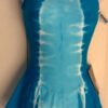 GK ICE FIGURE SKATE LADIES SMALL TURQUOISE TYE-DYE COTTON/STRCH TANK DRESS AS