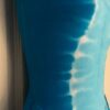 GK ICE FIGURE SKATE LADIES SMALL TURQUOISE TYE-DYE COTTON/STRCH TANK DRESS AS - Image 2