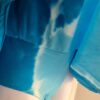 GK ICE FIGURE SKATE LADIES SMALL TURQUOISE TYE-DYE COTTON/STRCH TANK DRESS AS - Image 4