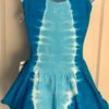 GK ICE FIGURE SKATE LADIES SMALL TURQUOISE TYE-DYE COTTON/STRCH TANK DRESS AS - Image 8