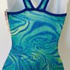 SHAWN JOHNSON SAFARI HOLOGRAM GK ADULT X-SMALL BLUE GYMNAST TANK LEOTARD Sz  AXS - Image 7