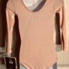 GK  LgSLV BALLET PINK CHILD SMALL BASIC VELVET DANCE GYMNASTICS LEOTARD CS NWT! - Image 2