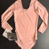 GK  LgSLV BALLET PINK CHILD SMALL BASIC VELVET DANCE GYMNASTICS LEOTARD CS NWT! - Image 4