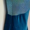GK ICE FIGURE SKATE BLUE CROCODILE ASYM ADULT SMALL OCEAN VELVET DRESS AS NWT! - Image 4