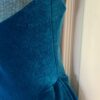 GK ICE FIGURE SKATE BLUE CROCODILE ASYM ADULT SMALL OCEAN VELVET DRESS AS NWT! - Image 6
