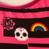 ALY RAISMAN ADULT SMALL PINK BLACK TECH TANK NYLON GYMNASTIC DANCE LEO Sz AS NWT - Image 3