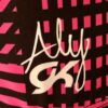 ALY RAISMAN ADULT SMALL PINK BLACK TECH TANK NYLON GYMNASTIC DANCE LEO Sz AS NWT - Image 4