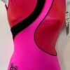 GABRIELLE DOUGLAS GK TANK ADULT X-SMALL ORANGE PINK N/S FOIL GYMNAST LEOTARD AXS