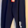 GK NAVY SWEATPANTS ADULT LARGE WHITE 'GYMNAST' GRAPHIC COTTON BLEND SZ L NWT!