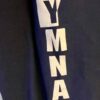 GK NAVY SWEATPANTS ADULT LARGE WHITE 'GYMNAST' GRAPHIC COTTON BLEND SZ L NWT! - Image 3