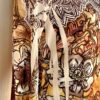 COLDWATER CREEK LADIES LARGE 3/4 SLV TRIBAL BOHO FLORAL PRINT STRETCH TOP SZ L - Image 3
