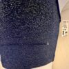 GK 2PC NAVY SPARKLE LADIES SMALL CROP TOP & SHORTS SET VELVET TRIM DANCE CHEER S - Image 7