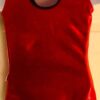 GK LEOTARD CHILD MEDIUM RED BLACK MYSTIQUE JA GYMNASTICS DANCE TANK CM NWT! - Image 2