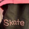 GK â€œSKATEâ€ GRAPHIC ADULT MED PINK/BLACK COTTON LGSLV TEE & PANT STREETWEAR SET M - Image 4