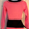 GK â€œSKATEâ€ GRAPHIC ADULT MED PINK/BLACK COTTON LGSLV TEE & PANT STREETWEAR SET M - Image 6