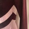 GK Elite LgSLV PLUM GLITTER VELVET ADULT SMALL PINK FOIL STARS Sz AS NWT - Image 4